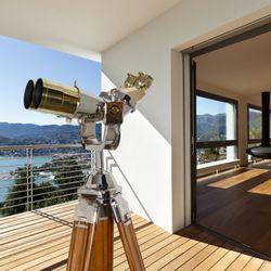 House of Whitley - Antique Naval Binoculars Repurposed for Exceptional Long Distance Viewing