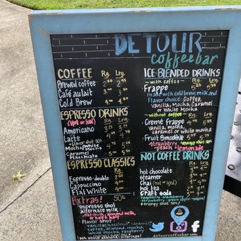 Detour Coffeebar - Summer Menu- 2020 - Food Trucks Near Me - Charlotte, North Carolina Detour Coffeebar - Summer Menu- 2020 - Food Trucks Near Me - Charlotte, North Carolina