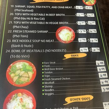 Saigon Pho Restaurant - Menu - Vietnamese Near Me - Yuma, Arizona