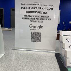 Classic Collision - Buying 5 star reviews with bribes.