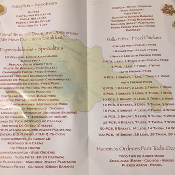 La Cabana - Inside of the menu - Latin American Near Me - Corona, New York La Cabana - Inside of the menu - Latin American Near Me - Corona, New York