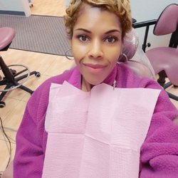 Ashley H. Ho, DMD - My Dentist - Me excited about getting my teeth cleaned before trying to be swindled into 7,000 unnecessary services