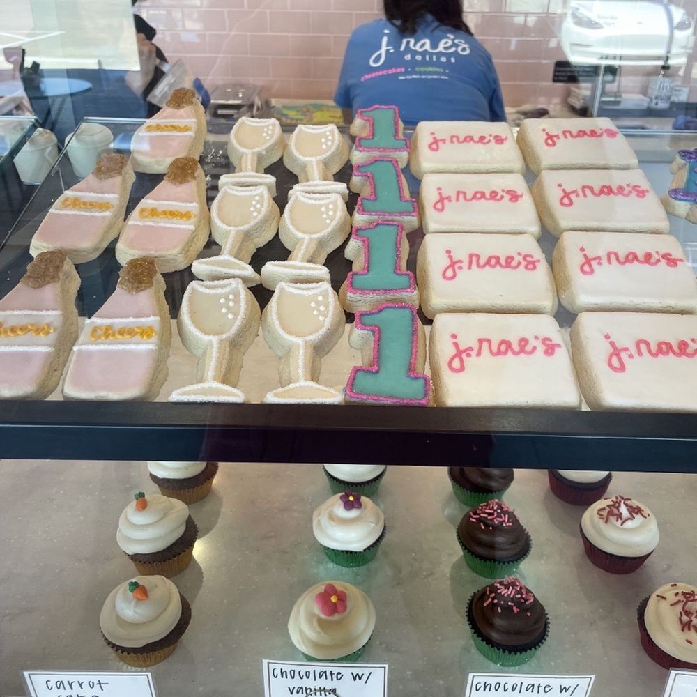 J Rae's Dallas - The store! Cute champagne flutes to celebrate J Rae's one year anniversary in Dallas! - Bakeries Near Me - Dallas, Texas