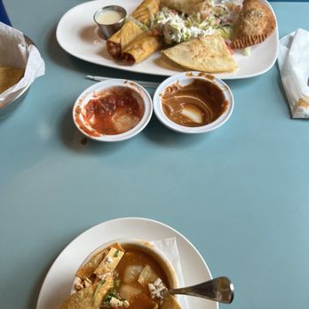 Poco Loco Mexican Restaurant - Poco Loco sampler and the tortilla soup. - Mexican Near Me - Thornburg, Virginia Poco Loco Mexican Restaurant - Poco Loco sampler and the tortilla soup. - Mexican Near Me - Thornburg, Virginia