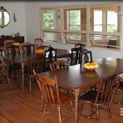 Easton Mountain Retreat - dining area. photo from the website.