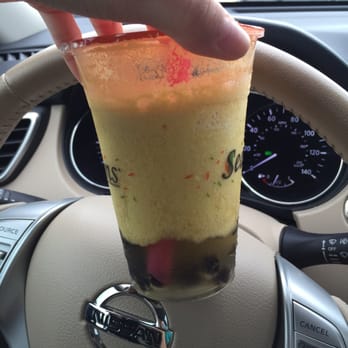 My Seasons Cafe - Photo in car is the drink after about 10 minutes of driving and sipping. Second picture is 10 minutes after the car picture - Vietnamese Near Me - Pinellas Park, Florida My Seasons Cafe - Photo in car is the drink after about 10 minutes of driving and sipping. Second picture is 10 minutes after the car picture - Vietnamese Near Me - Pinellas Park, Florida