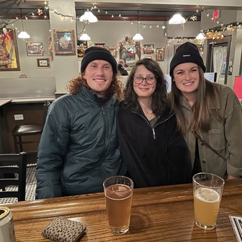 Mayfair Taproom - At the bar with beer - Pubs Near Me - Indianapolis, Indiana