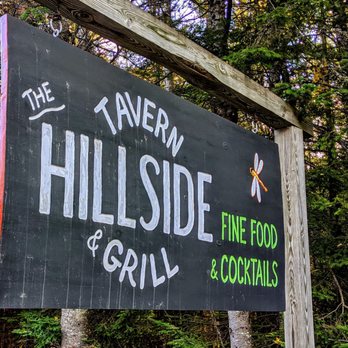 The Hillside Tavern & Grill - a sign for the tavern - Pizza Near Me - Sayner, Wisconsin