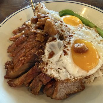 Garden Bistro - Roast pork with two eggs - Asian Fusion Near Me - Rowland Heights, California
