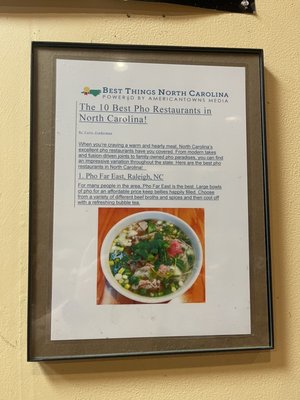 Menu photo 3 Pho Far East Raleigh, NC Menu photo 3 Pho Far East Raleigh, NC