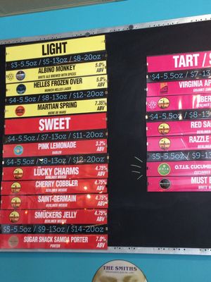 Menu photo 2 Strangeways Brewing Richmond, VA Menu photo 2 Strangeways Brewing Richmond, VA
