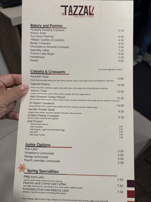 Menu photo 2 La Tazza Specialty Coffee Houston, TX Menu photo 2 La Tazza Specialty Coffee Houston, TX