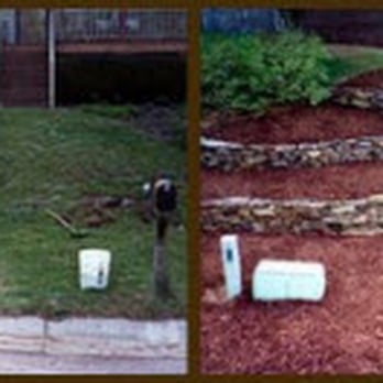 Designer Landscapes - a landscaped yard and a garden - Irrigation Near Me - Durham, North Carolina