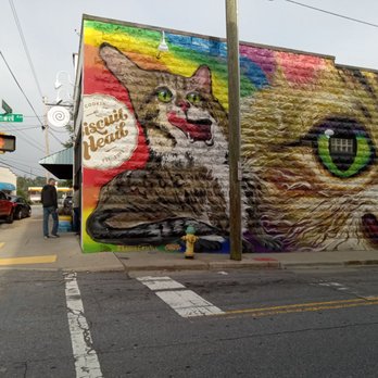 Biscuit Head - Mural - Bakeries Near Me - Asheville, North Carolina Biscuit Head - Mural - Bakeries Near Me - Asheville, North Carolina