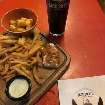 The Boxty House - Boxti sampler and Jack Smyth stout. - Irish Near Me - Dublin, D The Boxty House - Boxti sampler and Jack Smyth stout. - Irish Near Me - Dublin, D