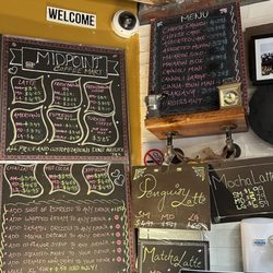 Midpoint Coffee Brewers - Menu as of july 2024