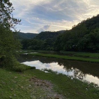 Greenbrier Grille and Lodge - View from the deck - American Near Me - Marlinton, West Virginia