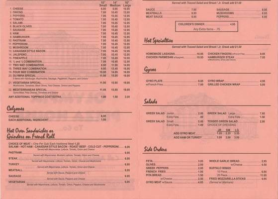 Menu photo 8 Olympia Pizza Stockbridge, GA Menu photo 8 Olympia Pizza Stockbridge, GA