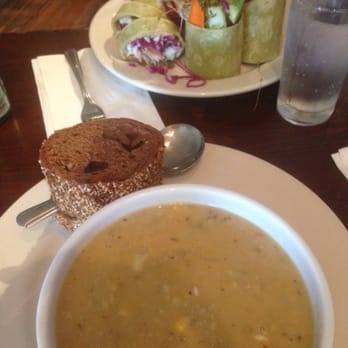 Liquid Earth - Soup du jour red lentil with vegetables and the raw vegetable wrap was both amazing! - Vegan Near Me - Baltimore, Maryland Liquid Earth - Soup du jour red lentil with vegetables and the raw vegetable wrap was both amazing! - Vegan Near Me - Baltimore, Maryland