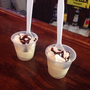 Spankys Pub House - You literally eat these banana cream pudding shots with a spoon. Delicious!!!! - Pubs Near Me - Myrtle Beach, South Carolina Spankys Pub House - You literally eat these banana cream pudding shots with a spoon. Delicious!!!! - Pubs Near Me - Myrtle Beach, South Carolina