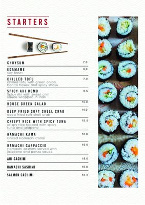 Menu photo 2 Hana Sushi Honolulu, HI Menu photo 2 Hana Sushi Honolulu, HI