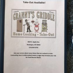 Granny's Griddle - Granny's Grill NOT jumbo's