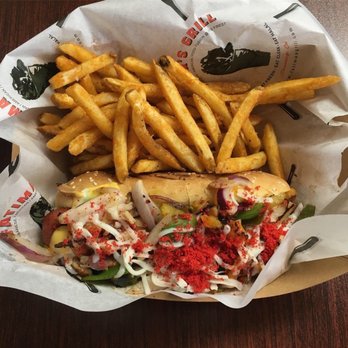Fatima's Grill - Big Boy Hot Dog combo - Mediterranean Near Me - Downey, California