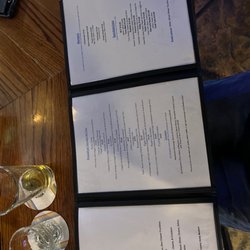 The menu