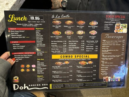 Menu photo 7 Doh Korean BBQ Las Vegas, NV Menu photo 7 Doh Korean BBQ Las Vegas, NV