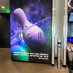 JJ Graphics & Signs - Cabinet Wrap for Five Iron Detroit Duckpin Bowling