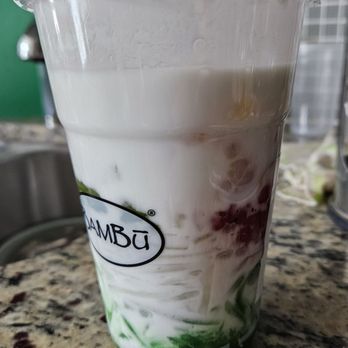Bambu Baltimore - Fruit Addict (Ché), ice on the side. Coconut milk, coconut, toddy palm seed, longan, lychee, red tapioca, jackfruit, jello, + pandan jelly. - Bubble Tea Near Me - Baltimore, Maryland Bambu Baltimore - Fruit Addict (Ché), ice on the side. Coconut milk, coconut, toddy palm seed, longan, lychee, red tapioca, jackfruit, jello, + pandan jelly. - Bubble Tea Near Me - Baltimore, Maryland