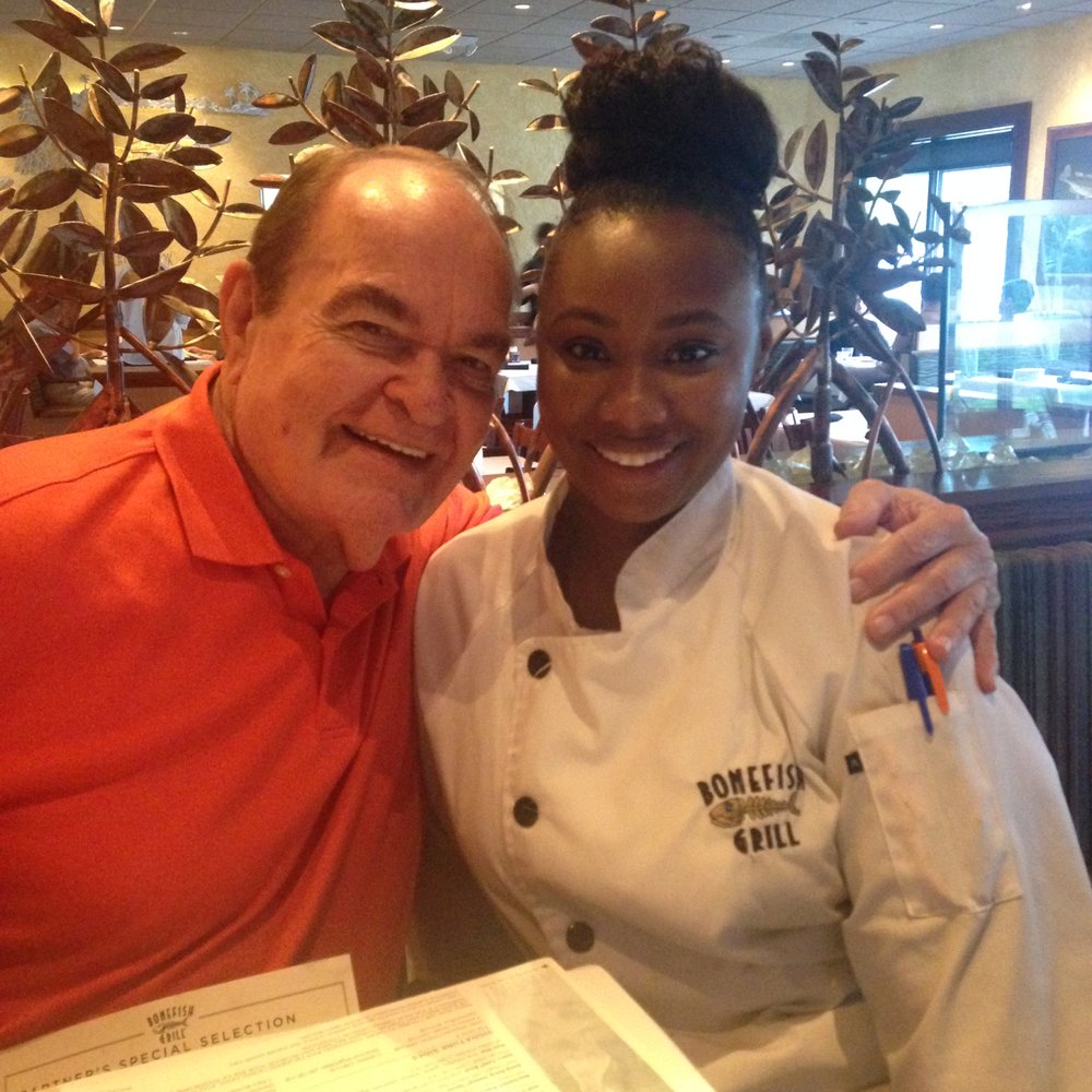 Bonefish Grill - Our beautiful sweet server, she was amazing - Seafood Near Me - Durham, North Carolina