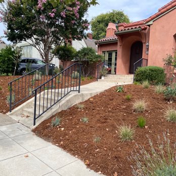 Francisco Zarco Gardens Landscape - Our front yard. Francisco put in an irrigation system and then added the Gorilla mulch. - Landscaping Near Me - Belmont, California Francisco Zarco Gardens Landscape - Our front yard. Francisco put in an irrigation system and then added the Gorilla mulch. - Landscaping Near Me - Belmont, California