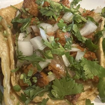 El Guanaco - Closeup taco Al pastor - Salvadoran Near Me - St. Louis, Missouri El Guanaco - Closeup taco Al pastor - Salvadoran Near Me - St. Louis, Missouri