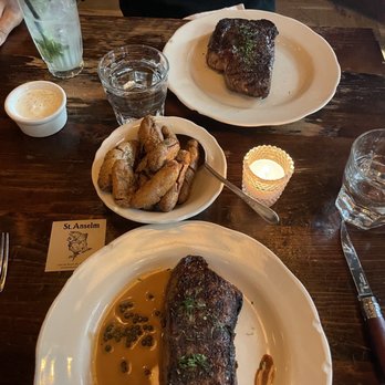 St. Anselm - NY Strip 16 oz Prime Ribeye Crispy Smashed Fingerling Potatoes - Steakhouses Near Me - Washington, DC, District of Columbia St. Anselm - NY Strip 16 oz Prime Ribeye Crispy Smashed Fingerling Potatoes - Steakhouses Near Me - Washington, DC, District of Columbia