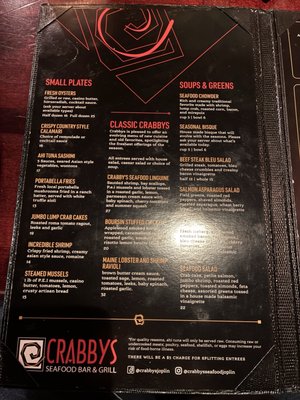 Menu photo 3 Crabby's Seafood Bar & Grill Joplin, MO