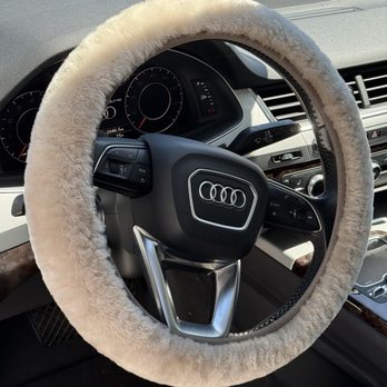 Fur Traders - My sheepskin steering wheel. - Shoe Stores Near Me - Nevada City, California Fur Traders - My sheepskin steering wheel. - Shoe Stores Near Me - Nevada City, California