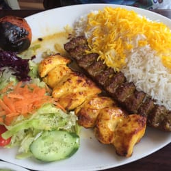 Persian Nights - Chicken and lamb. Cooked well.