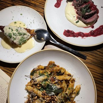 FlintCreek Cattle - Venison, garganelli pasta, pommes - New American Near Me - Seattle, Washington FlintCreek Cattle - Venison, garganelli pasta, pommes - New American Near Me - Seattle, Washington