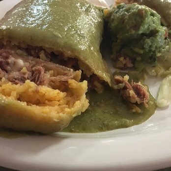 La Cascada Mexican Restaurant - Beef chimi with green sauce - Mexican Near Me - Ceres, California