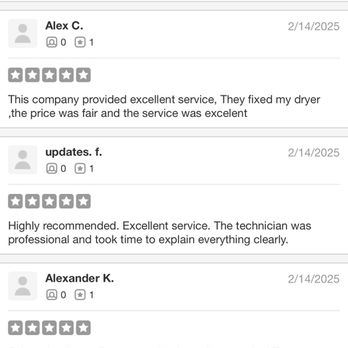 Falcon Appliance Repair - These are real reviews from our happy customers, but Yelp hides them automatically. We're proud of our work -- and you deserve to see it - Appliances & Repair Near Me Falcon Appliance Repair - These are real reviews from our happy customers, but Yelp hides them automatically. We're proud of our work -- and you deserve to see it - Appliances & Repair Near Me