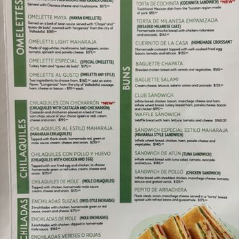 El Maharaja - Menu - Grocery Near Me - Cozumel, ROO