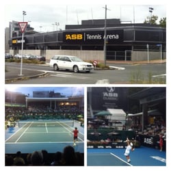 ASB Tennis Centre - The ASB Tennis Centre located at the bottom of the Auckland Domain