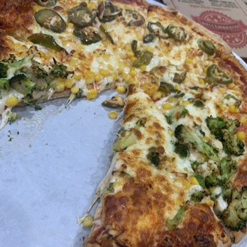 New Pizza Professor - Garlic, corn, broccoli, jalapeño pizza! - Pizza Near Me - Flushing, New York