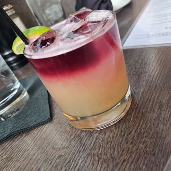Ditka's Grill - Peach marg with sangria - New American Near Me - Wheaton, Illinois