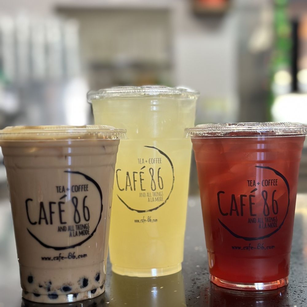 Cafe 86 - Cookie Butter Iced Latte, Calamansi Juice Iced Tea, Hibiscus Iced Tea (free with Yelp check in) IG: @ammysalamii - Cafes Near Me - Northridge, California Cafe 86 - Cookie Butter Iced Latte, Calamansi Juice Iced Tea, Hibiscus Iced Tea (free with Yelp check in) IG: @ammysalamii - Cafes Near Me - Northridge, California
