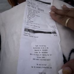 Tim Hortons - Receipts