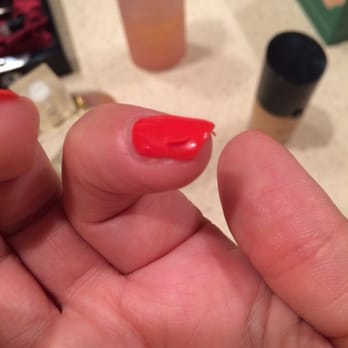Nature's Nails - How Gel mani looks like after 3 days. Chips all over. Horrible job. - Nail Salons Near Me - Beverly Hills, California Nature's Nails - How Gel mani looks like after 3 days. Chips all over. Horrible job. - Nail Salons Near Me - Beverly Hills, California
