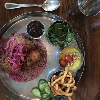 Pondicheri - The Texan thali - Indian Near Me - Houston, Texas