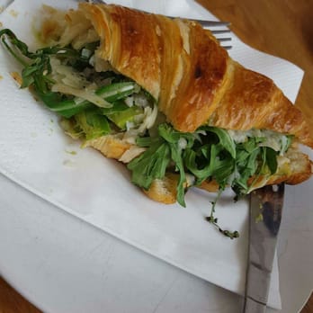 Café Bondi - Avocado and arugula on a toasted croissant...warm, flakey heaven:) - Breakfast & Brunch Near Me - Berlin, BE